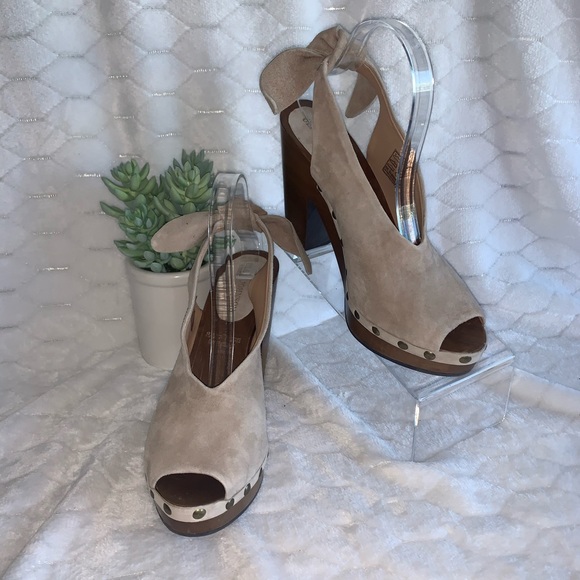 Ulla Johnson Mina Leather wooden clog - Picture 3 of 16